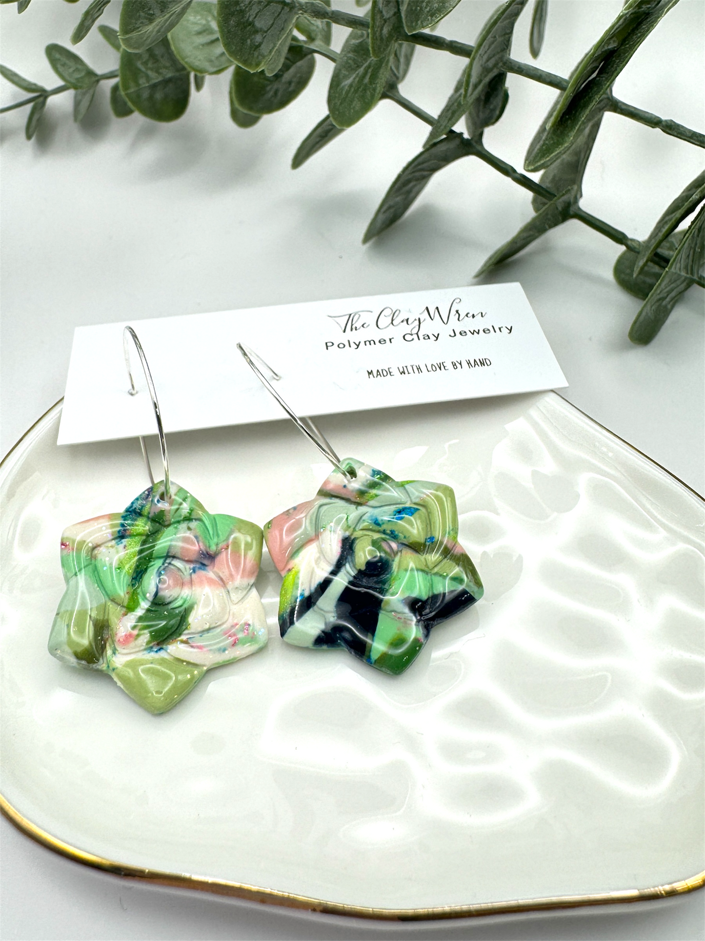 Botanical Dangles- Succulents