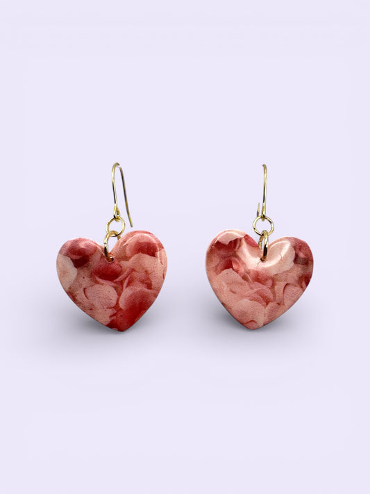 Heart Dangle- Rose Petal