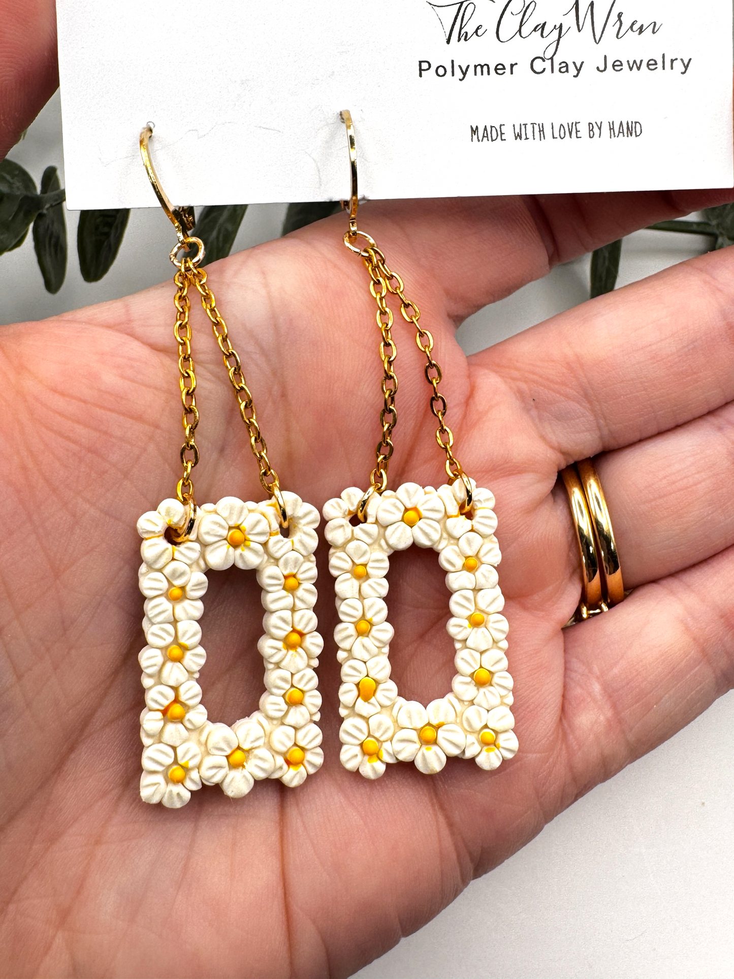 Flower Window Dangles -Rectangle