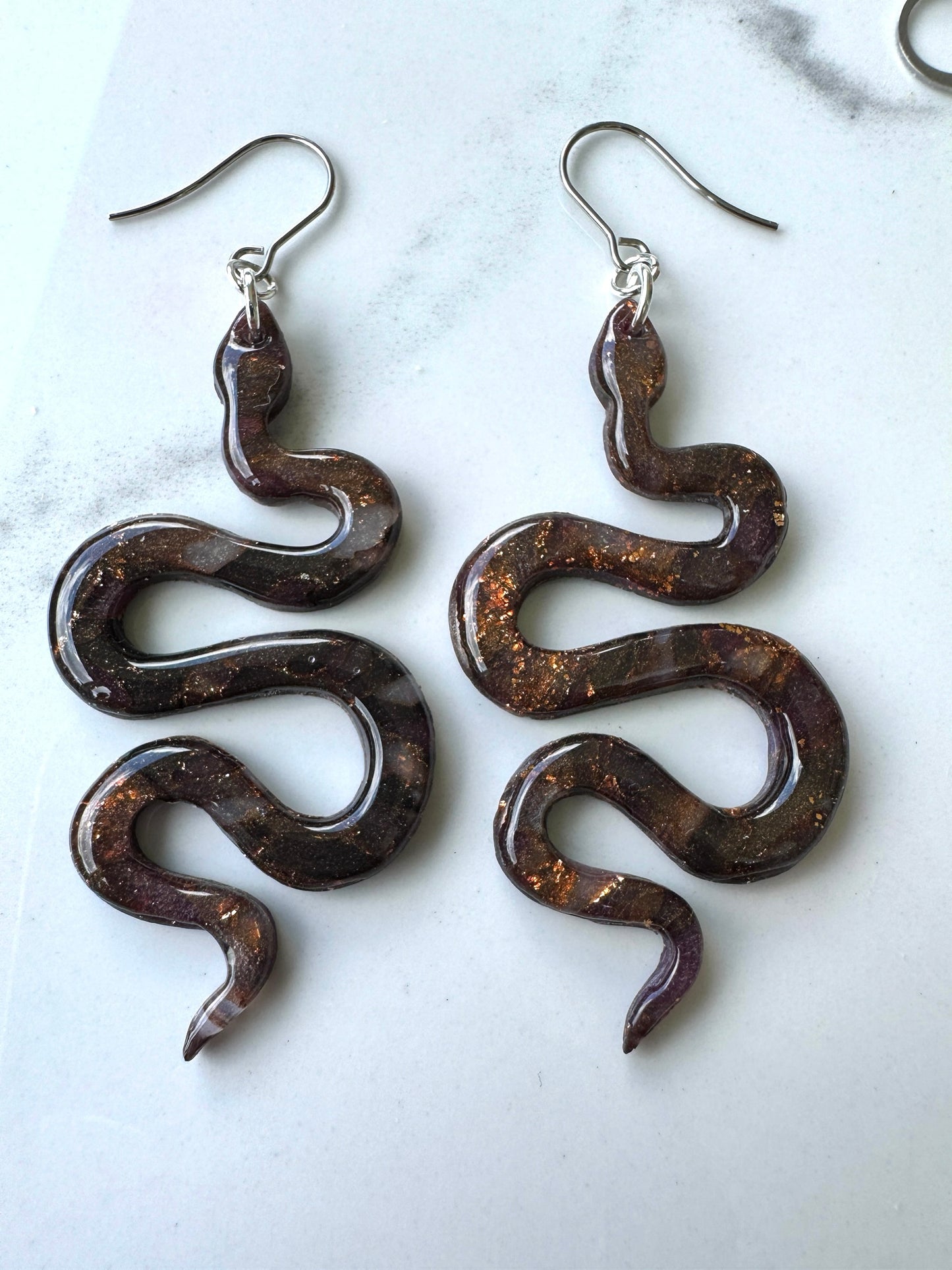Copper Snake Dangles