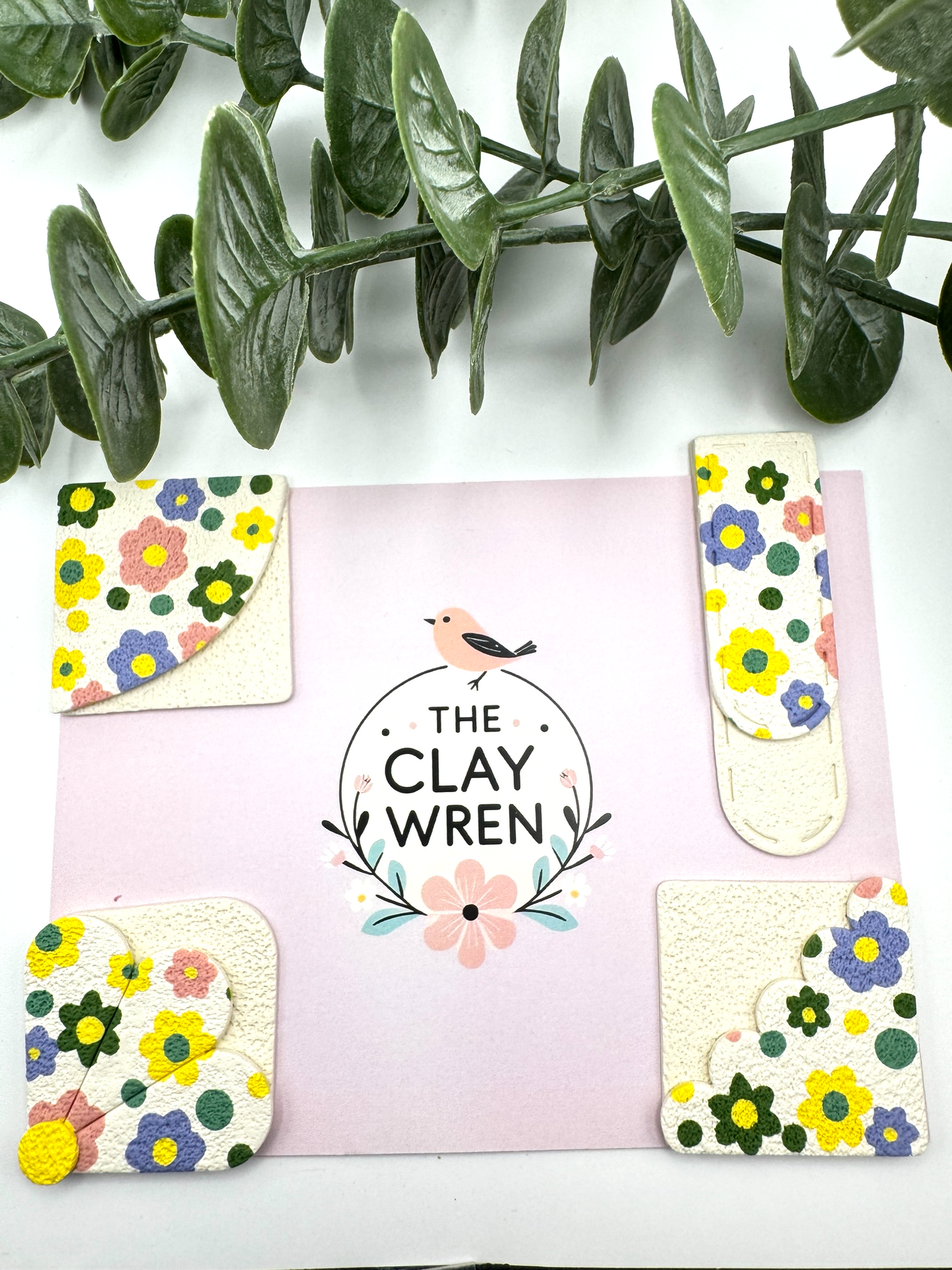 Spring Corner Bookmark- Flower Top