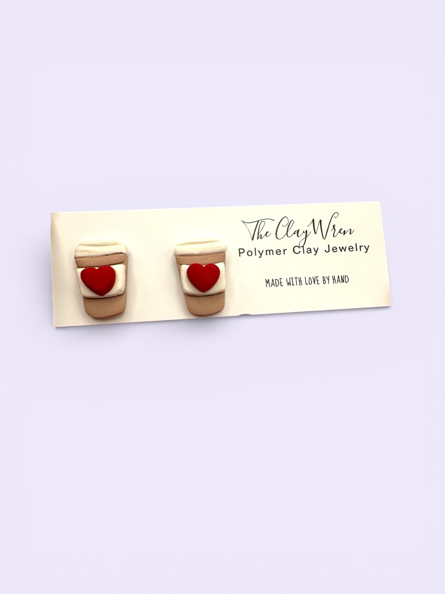 VDay Latte Studs