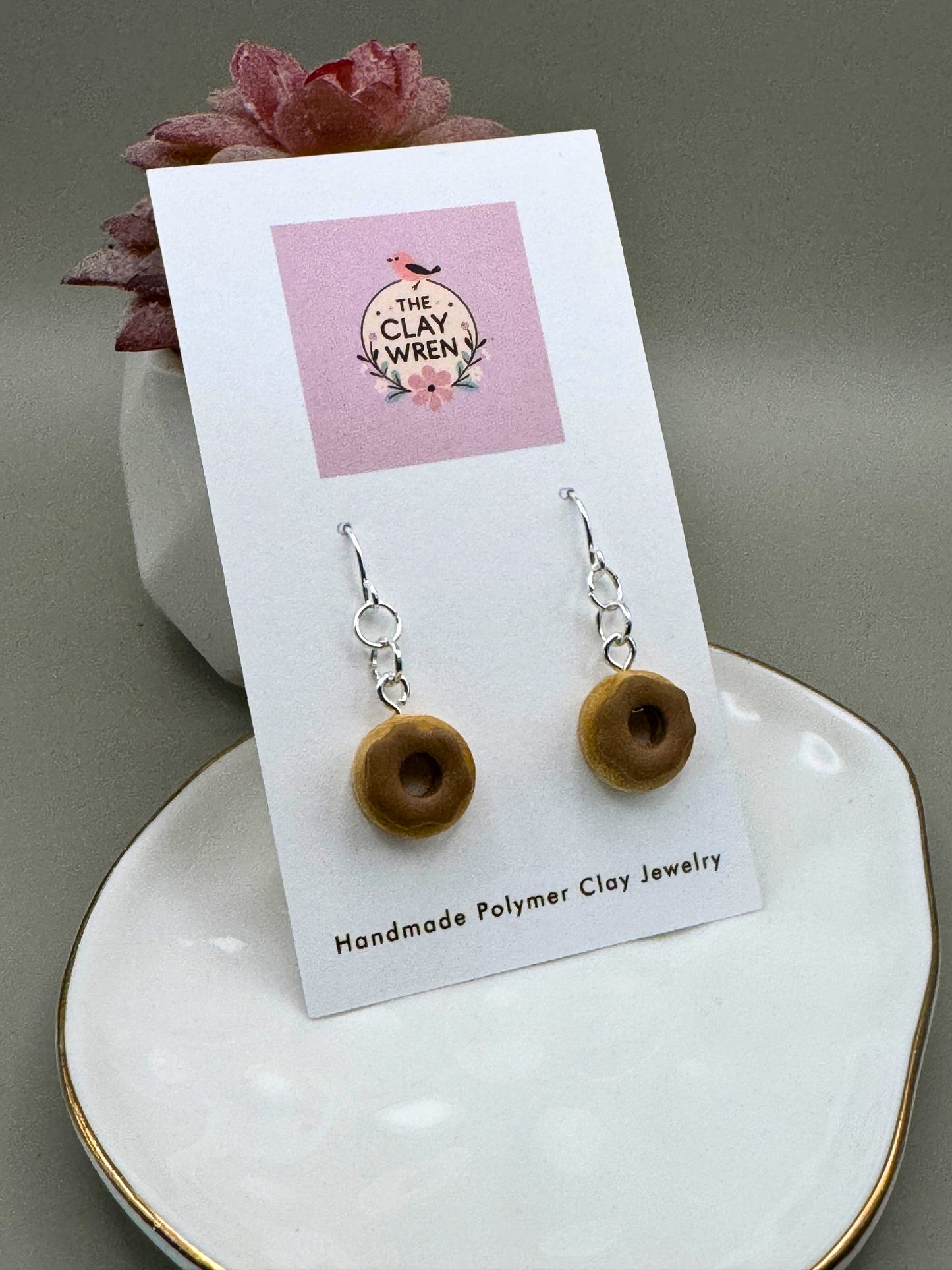 Small Fall Donut Dangle