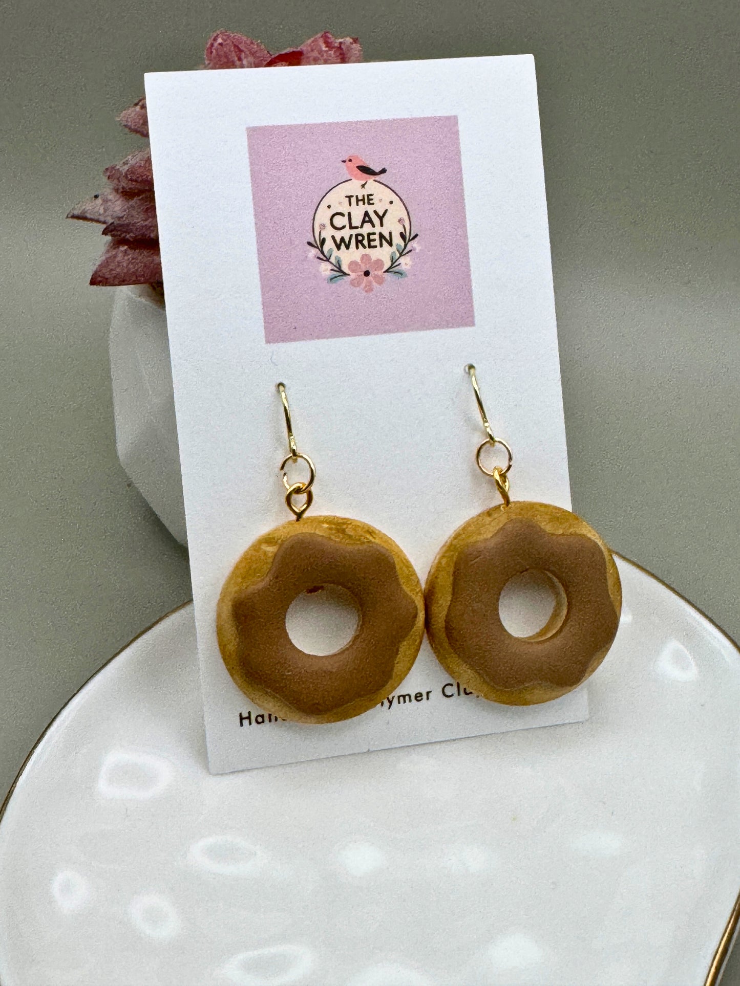 Large Fall Donut Dangle