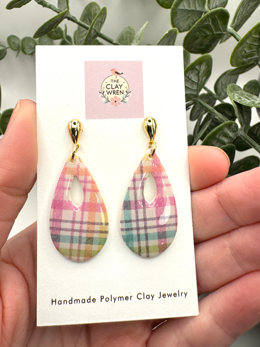 Spring tear drops with window