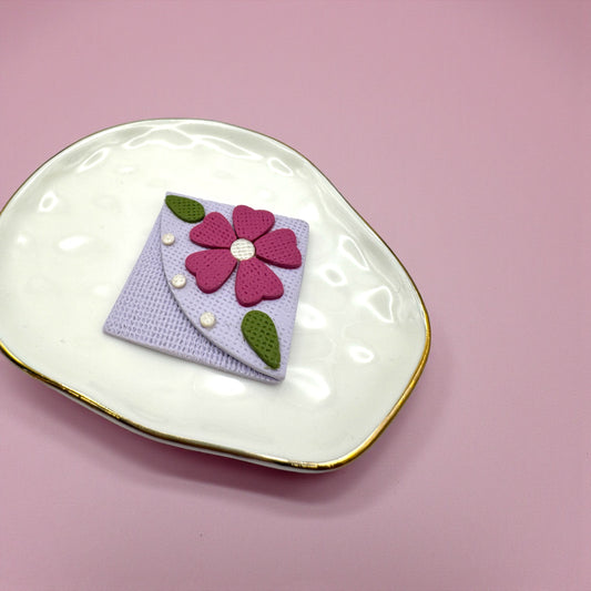 Corner bookmark (purple)