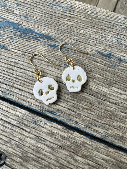 Foil Skull Dangles