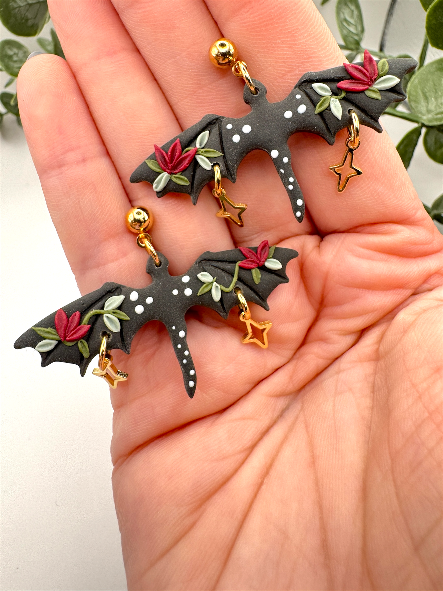 Floral Dragon Dangles