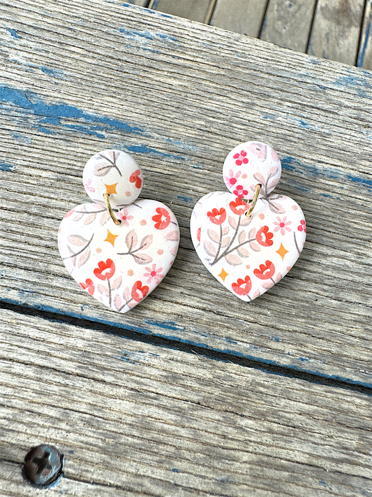 Fall Heart Dangles