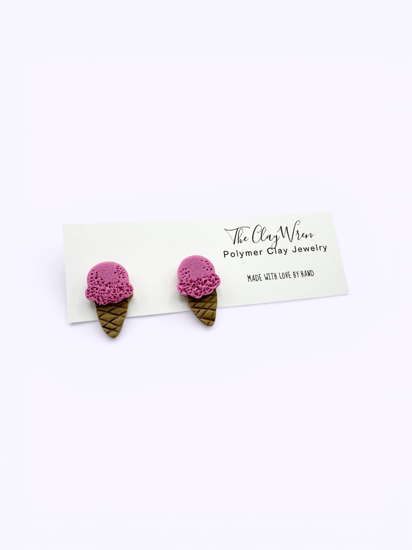 Pink Ice cream Studs