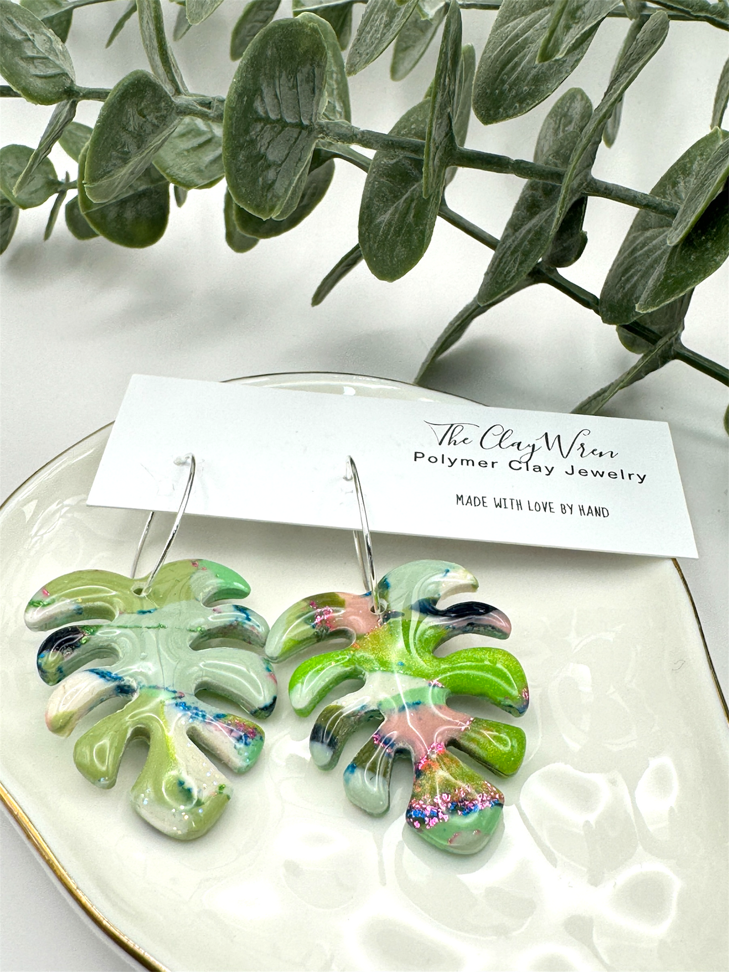 Botanical Dangles- Monsteras