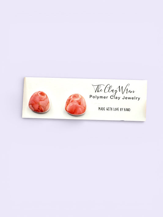 Rose Petal Studs- Large