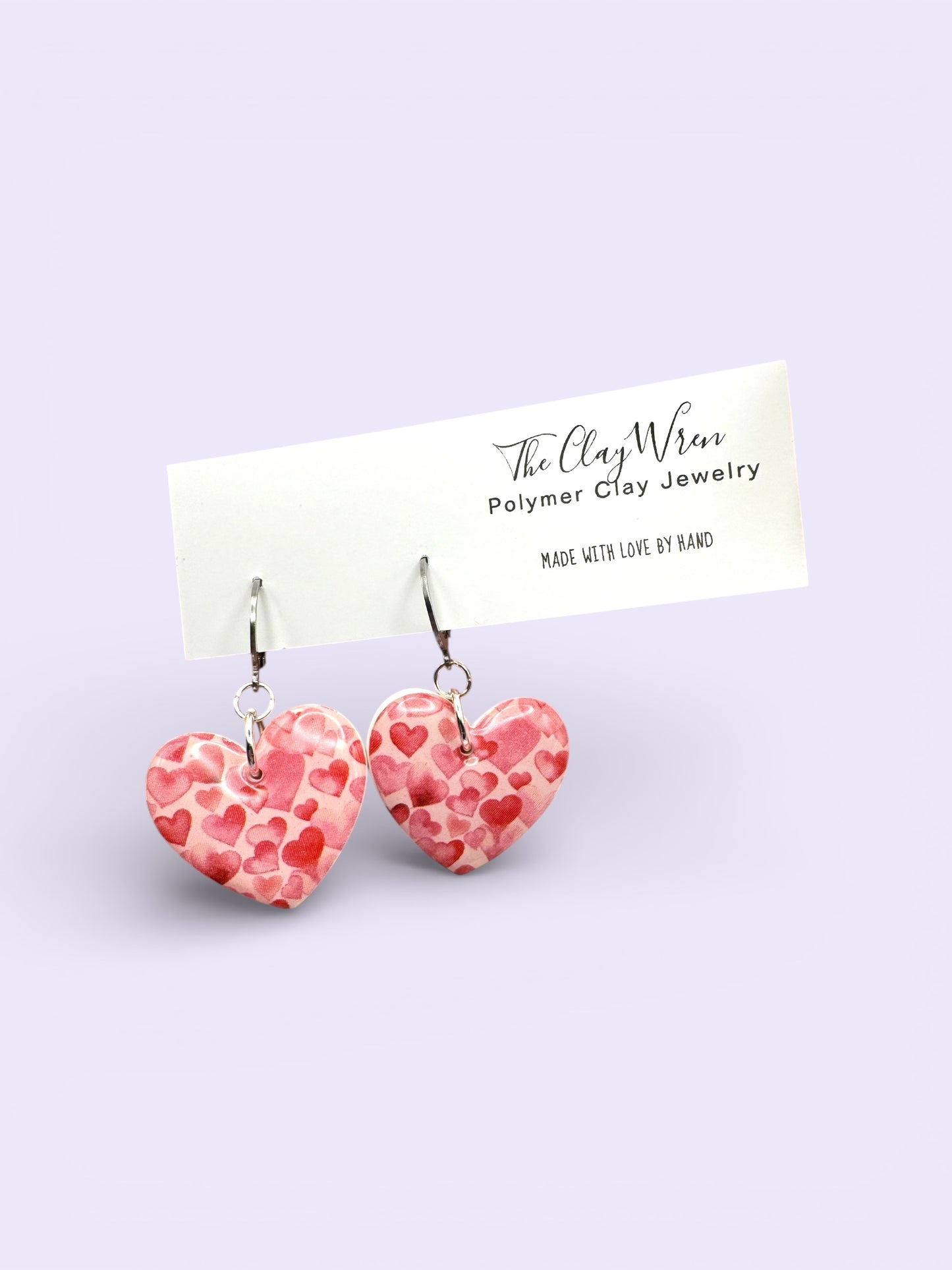 Heart Huggies- Pink & Red Hearts