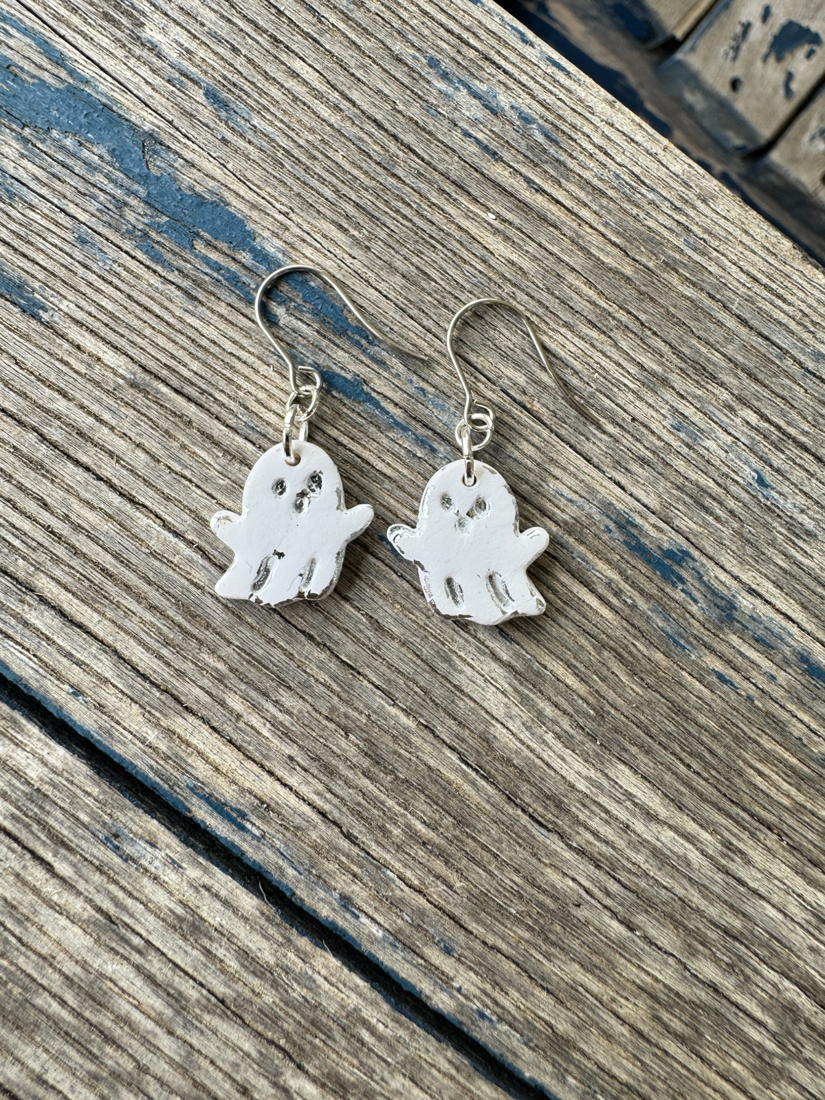 Foil Flying Ghost Dangles