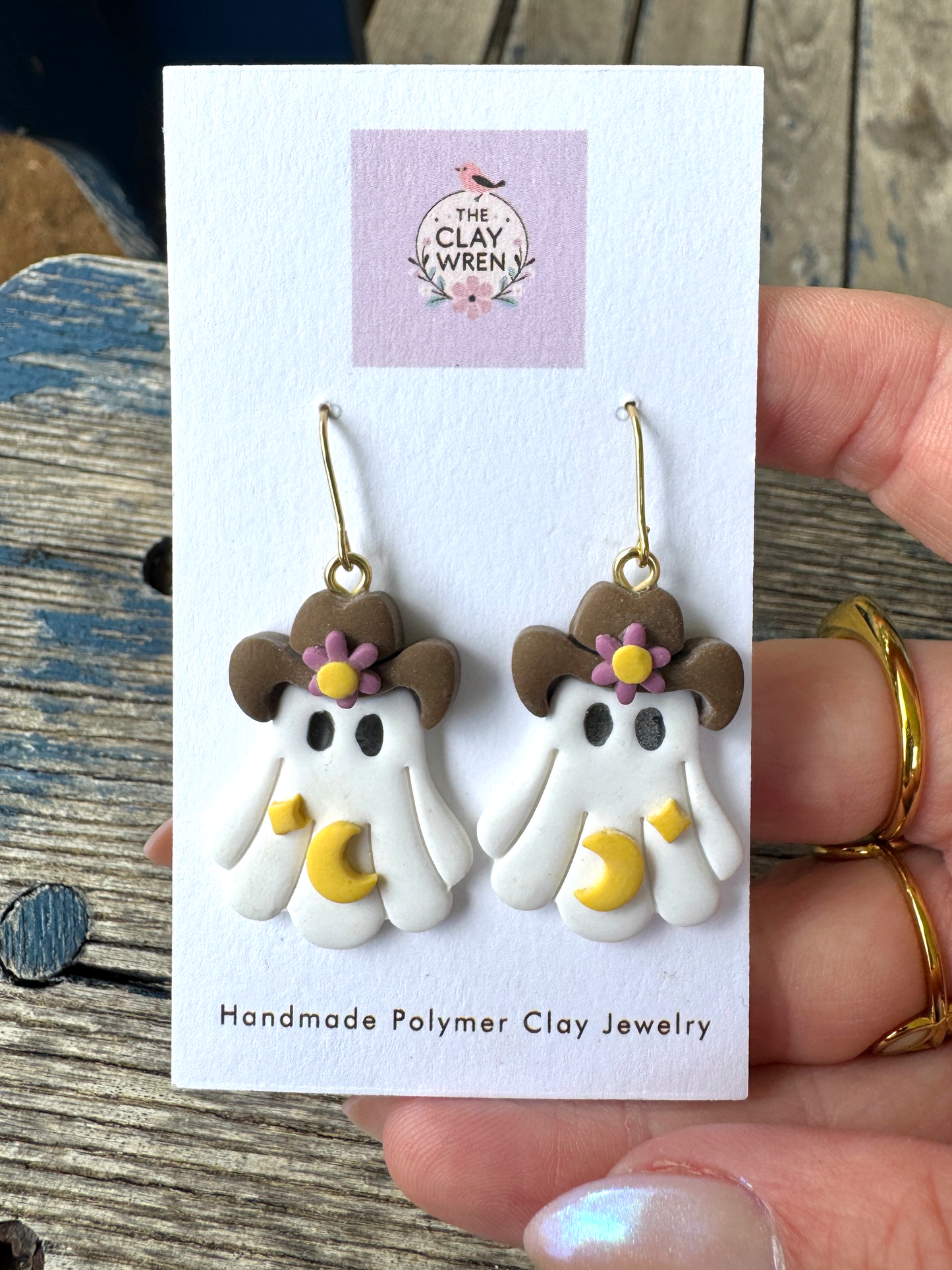 Cowgirl Ghost Dangles