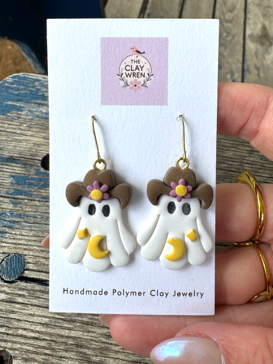 Cowgirl Ghost Dangles