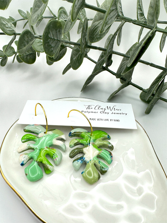 Botanical Dangles- Monsteras