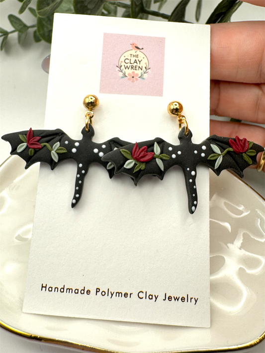 Floral Dragon Dangles