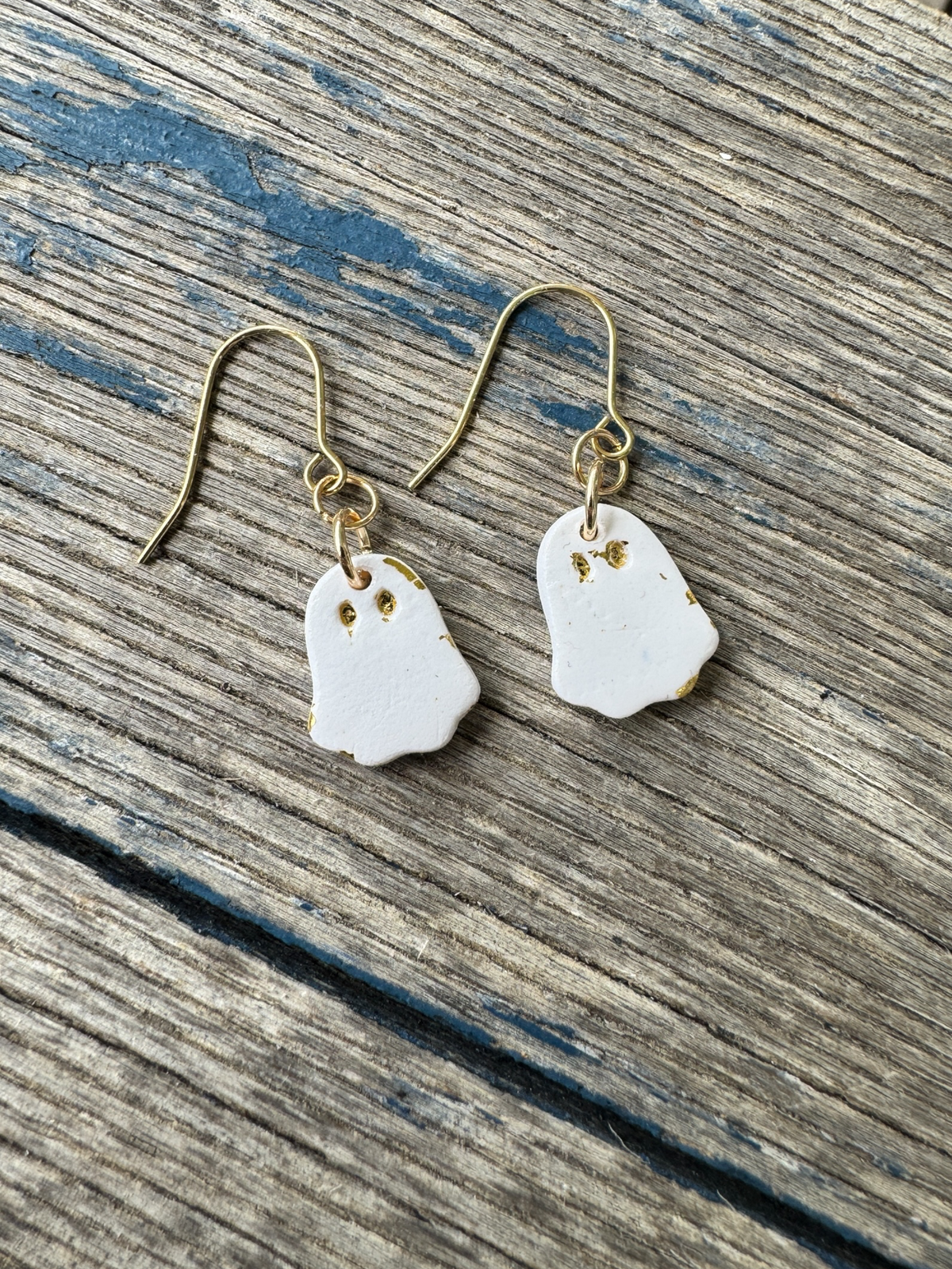 Foil Ghost Dangles
