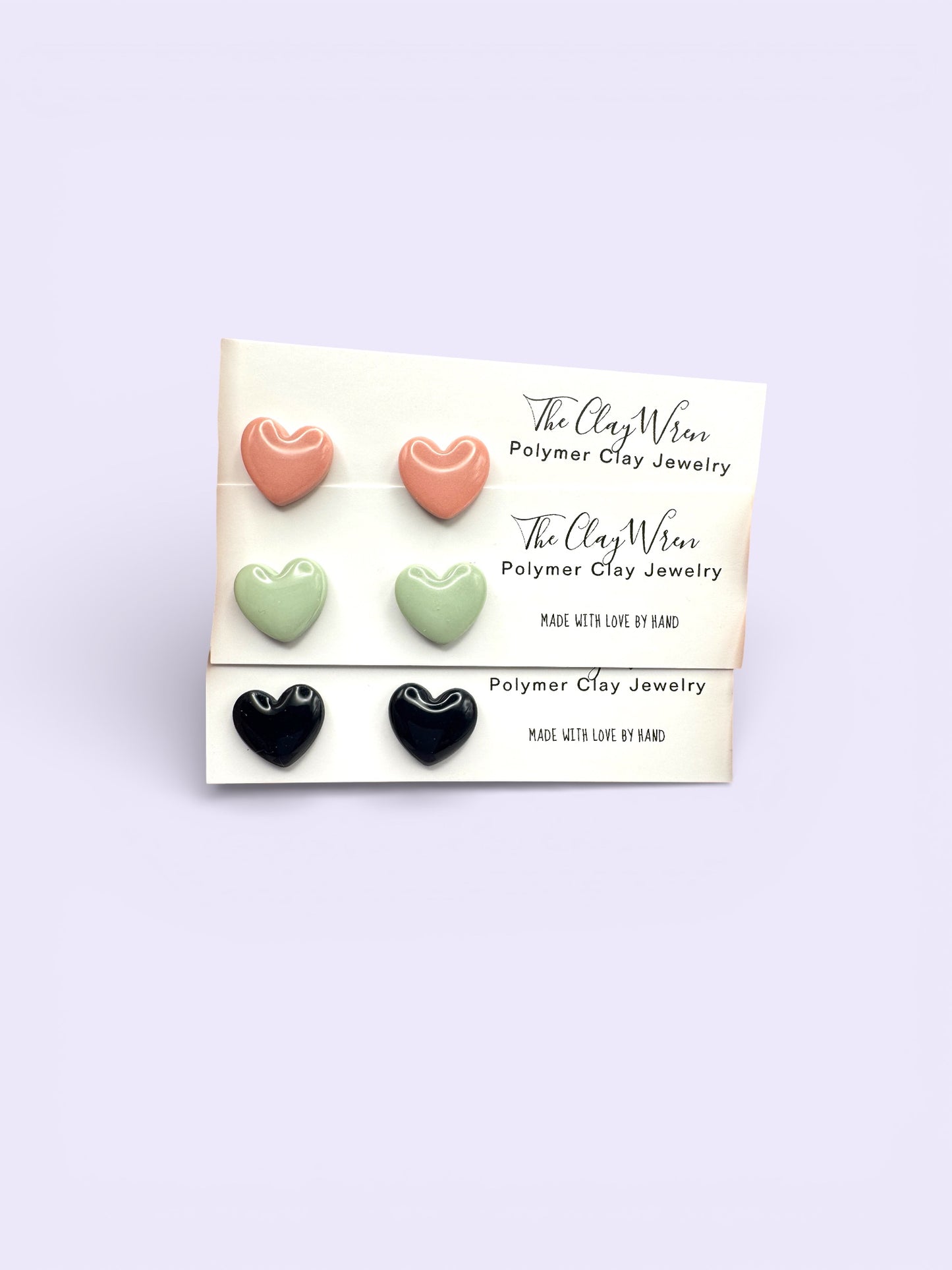 Heart Studs- Small (1 pair)