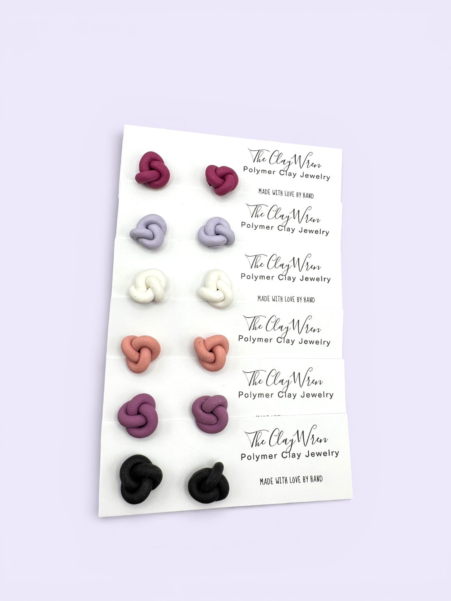 Knot Studs (1 Pair)