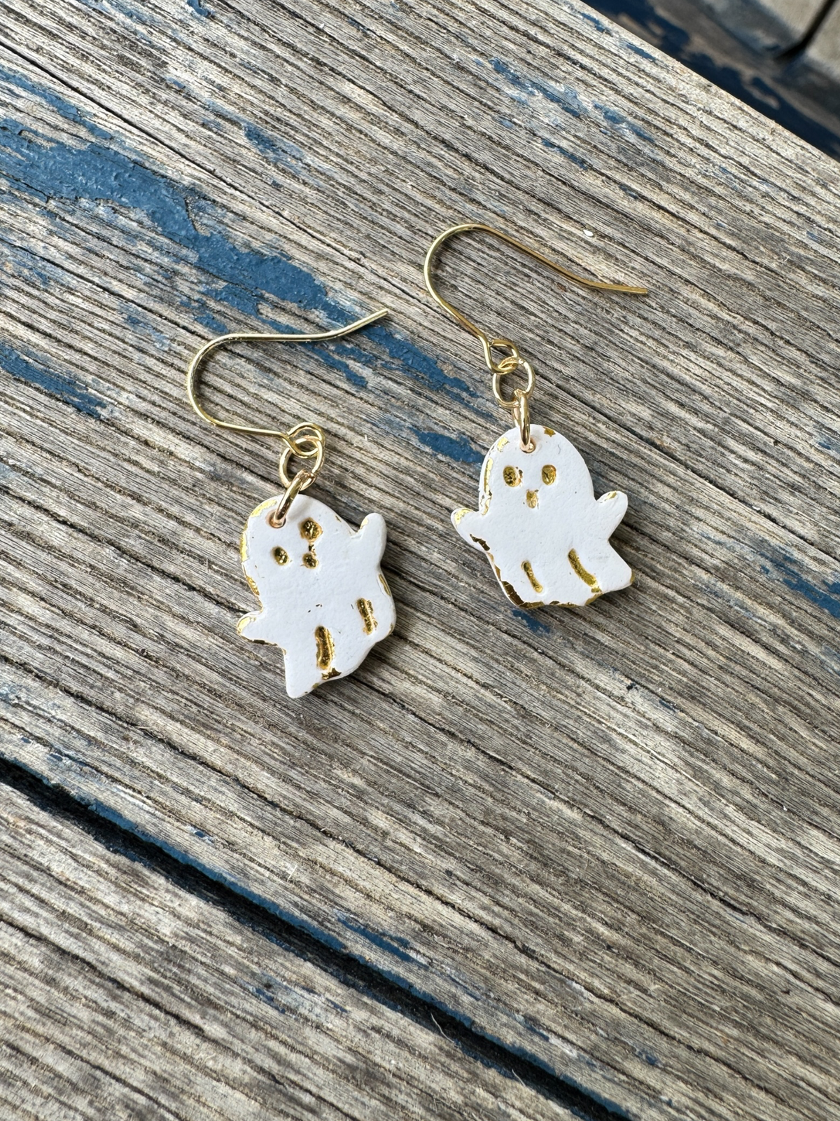 Foil Flying Ghost Dangles