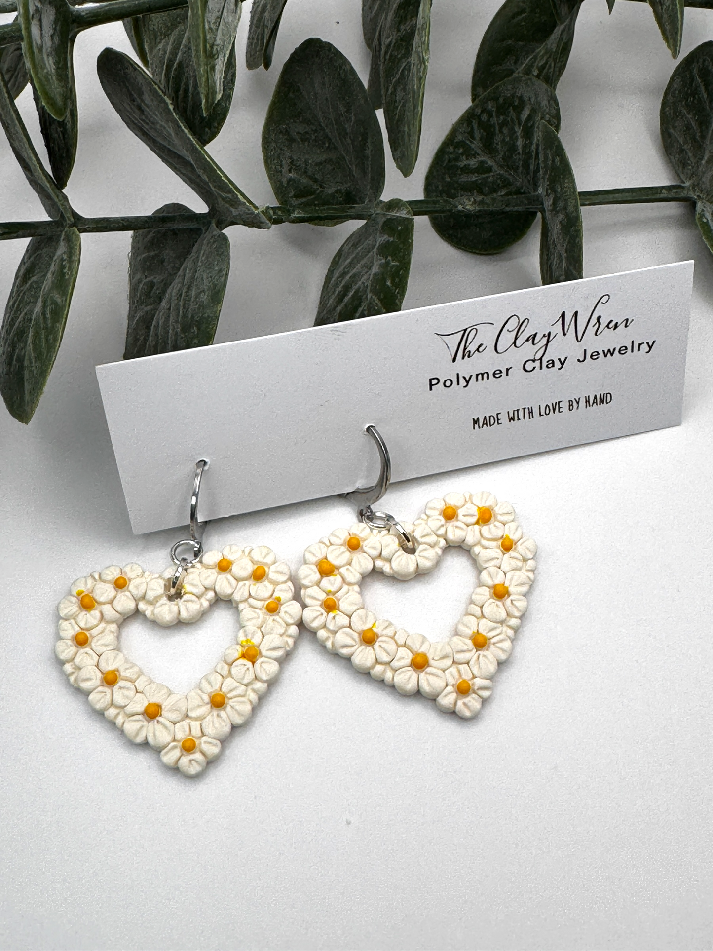 Flower Window Dangles - Heart