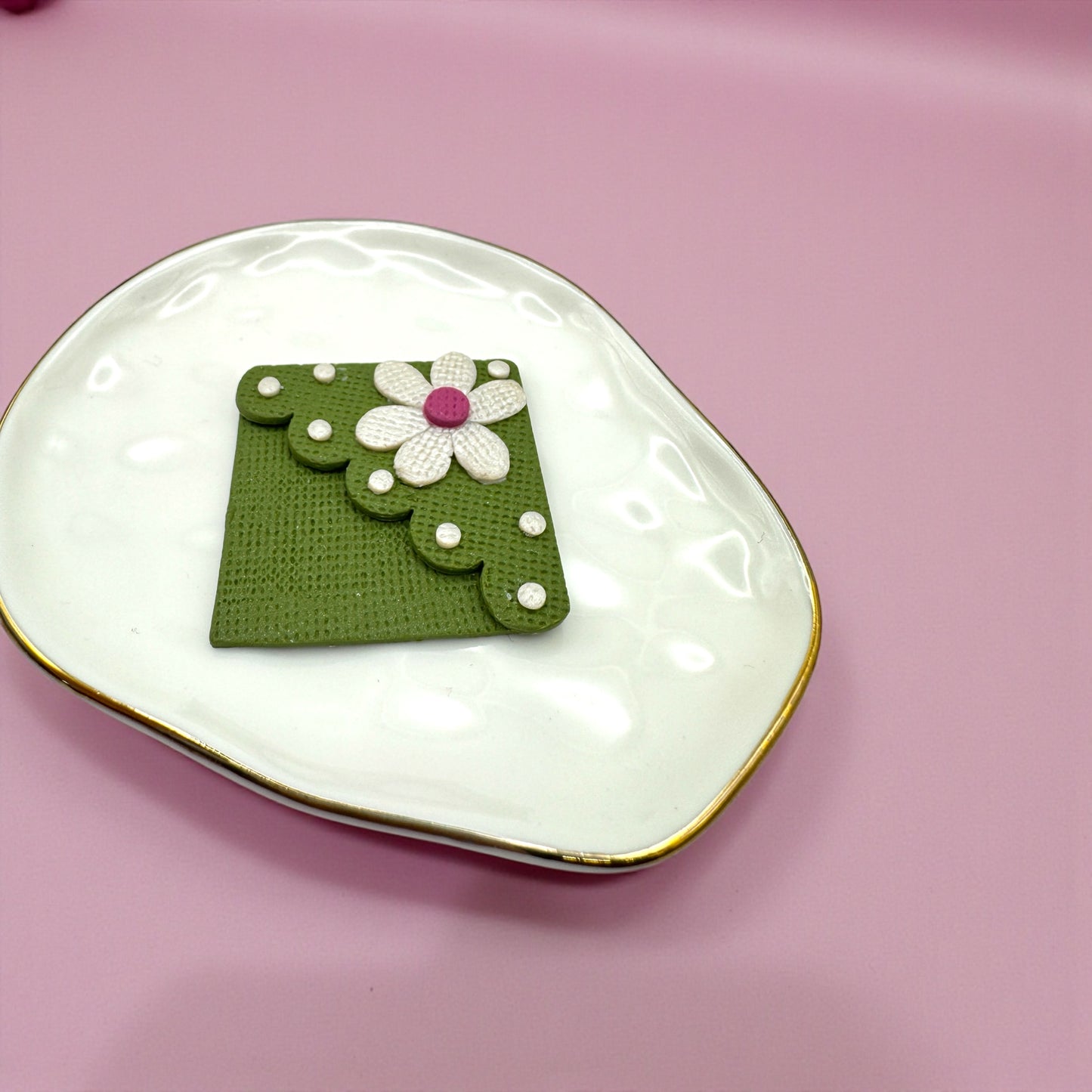 Corner bookmark (green)