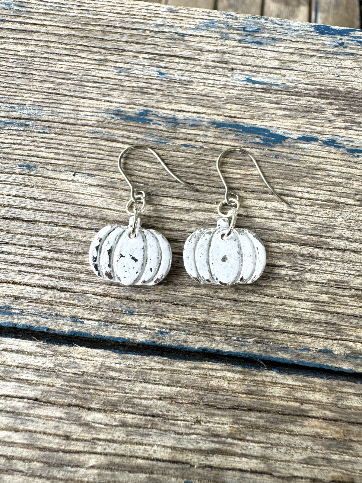Foil Pumpkin Dangles