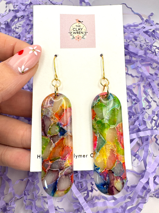 Rainbow Translucent Dangles