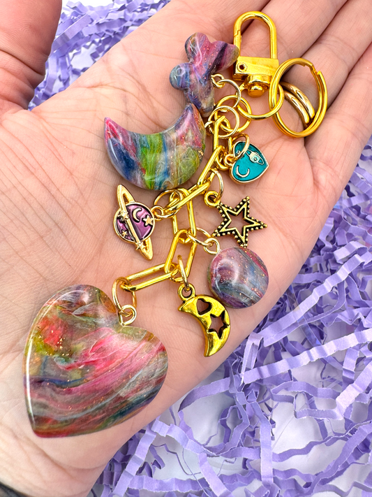 Rainbow Bag Charm