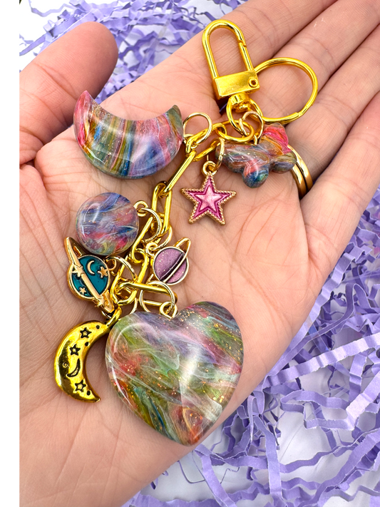 Rainbow Bag Charm