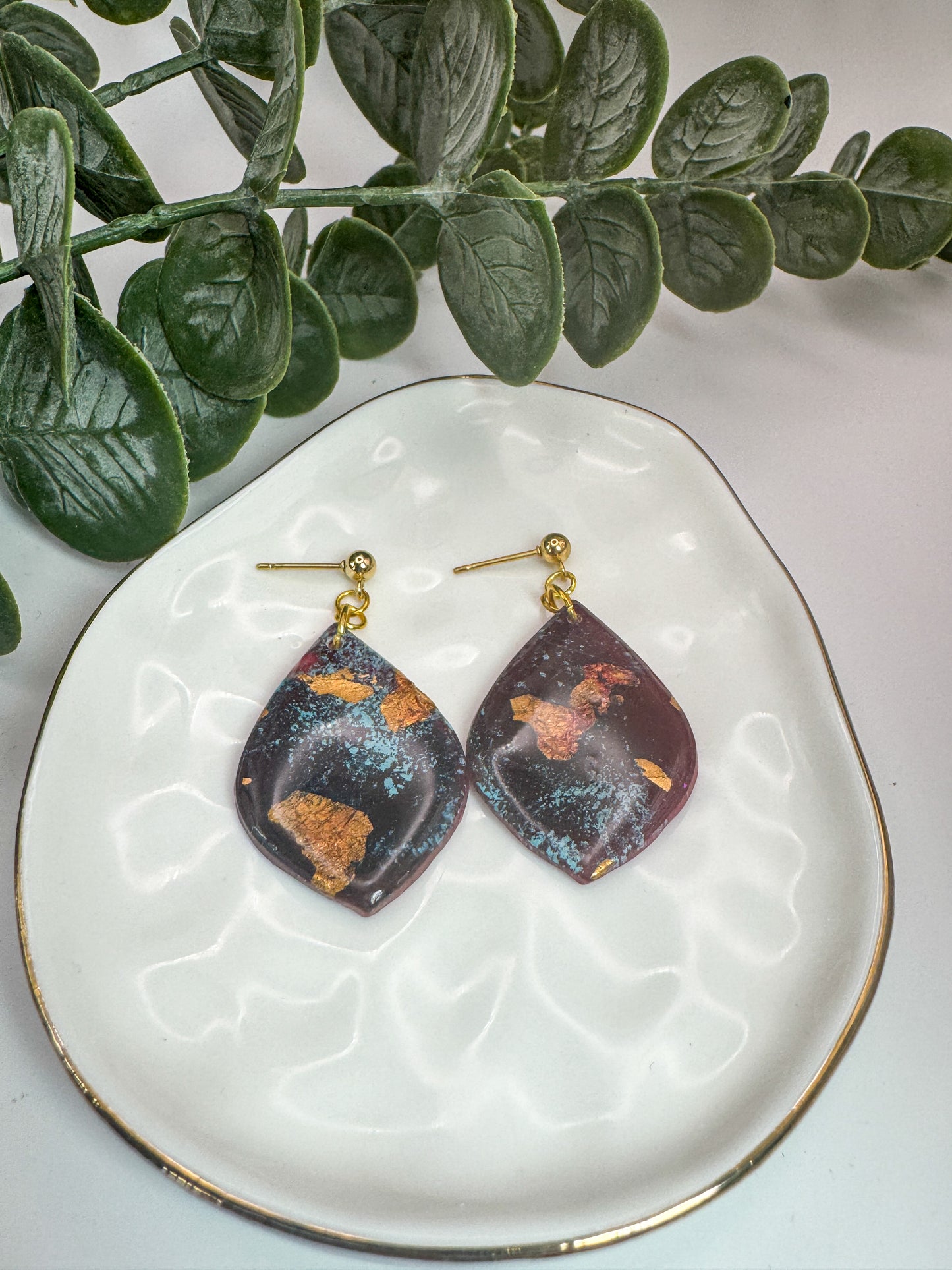 Watercolor Style Dangles