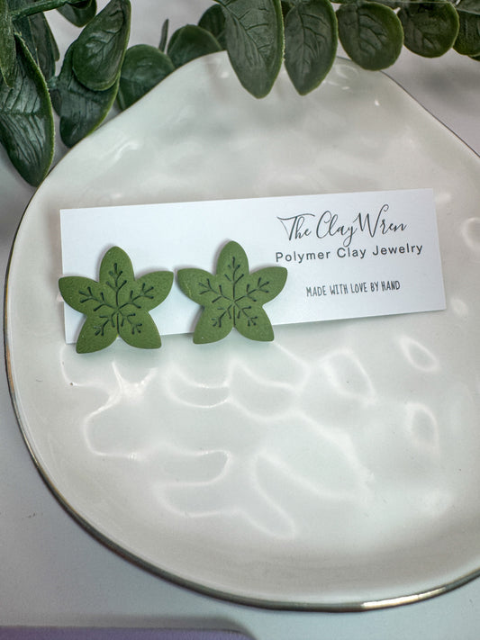 Autumn Leaf Large Studs