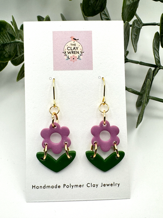 Spring Orchid Flower -Gold