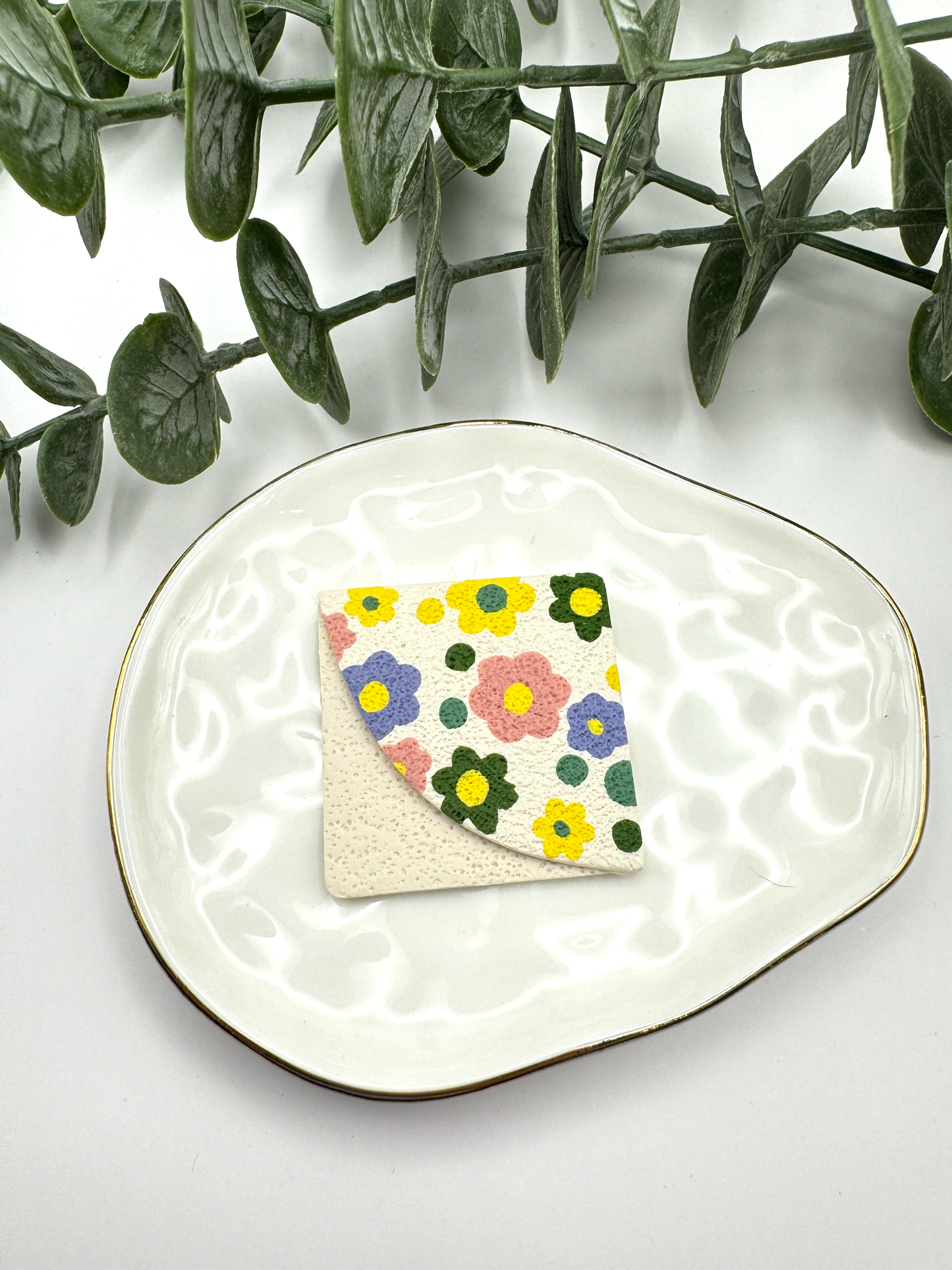Spring Corner bookmark- curved edge