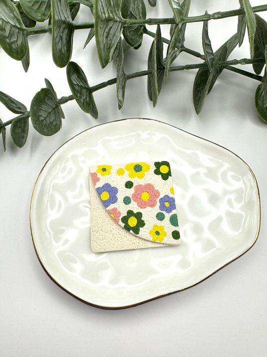 Spring Corner bookmark- curved edge