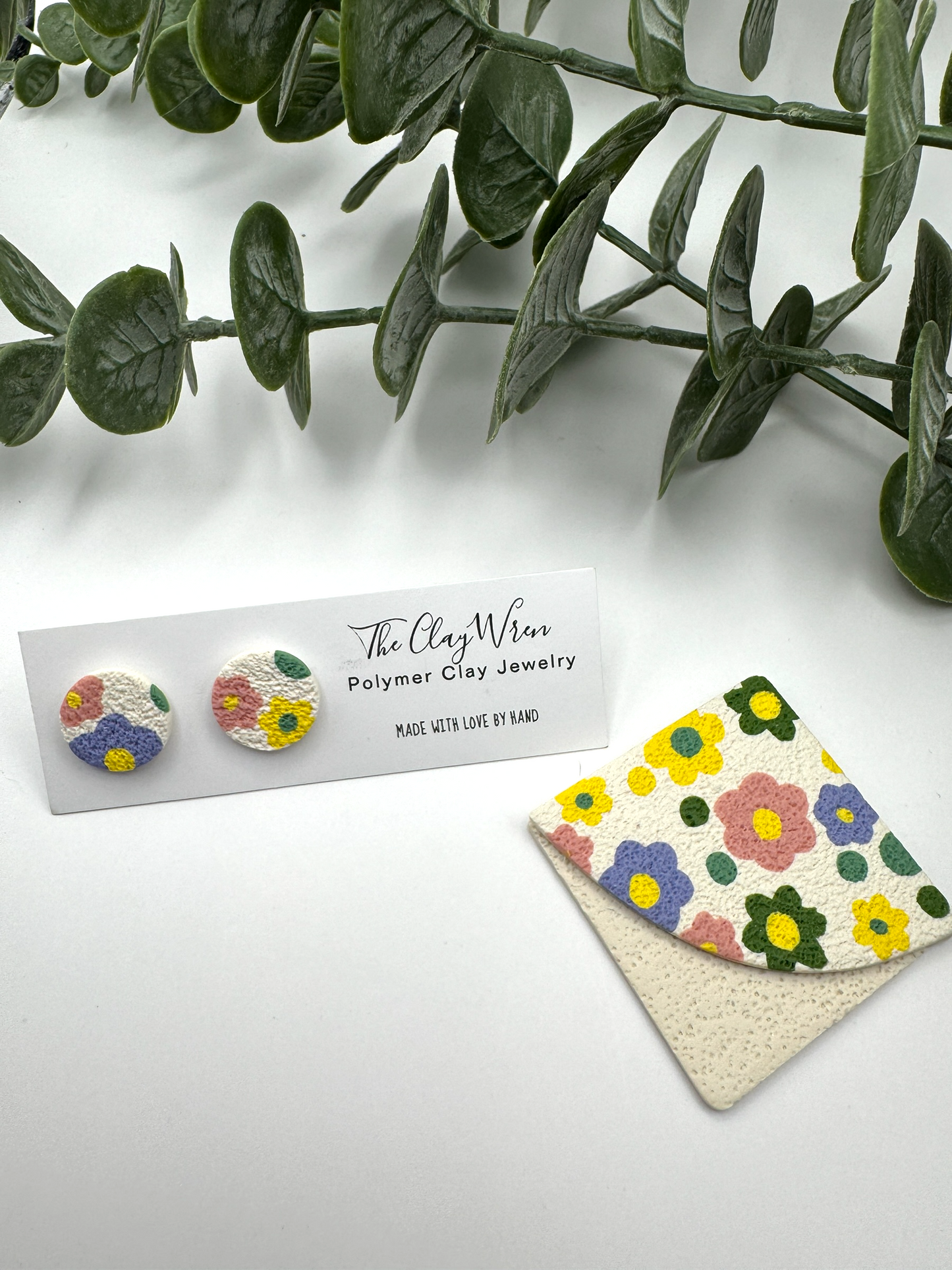 Spring Corner bookmark- curved edge