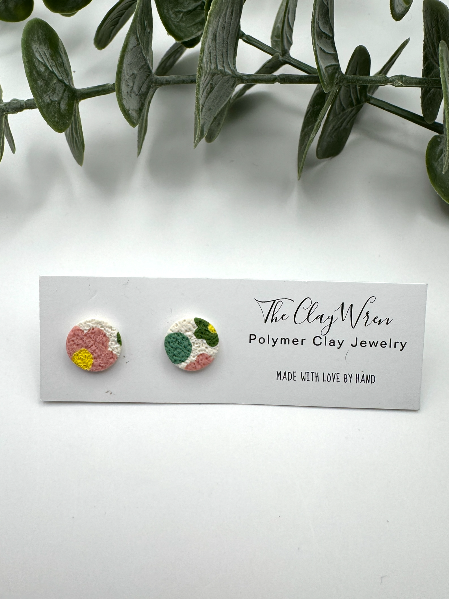 Mini Spring Studs- Spring Floral