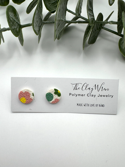 Mini Spring Studs- Spring Floral
