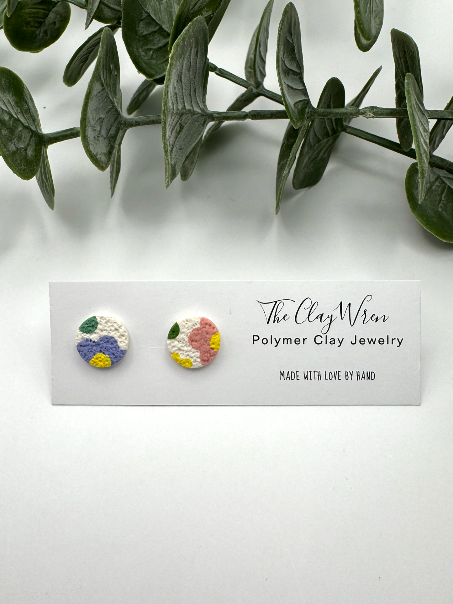 Mini Spring Studs- Spring Floral