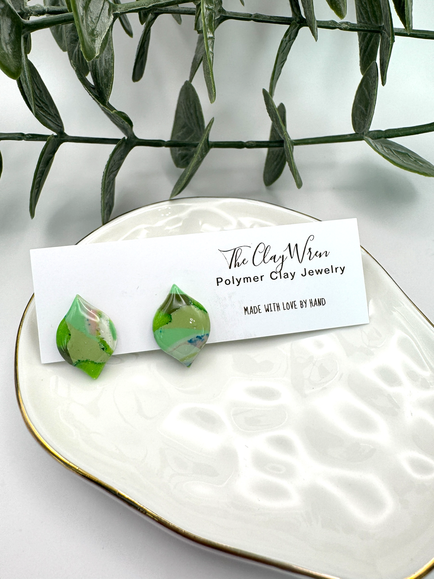 Botanical Droplet Studs
