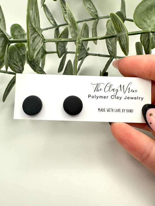 Black Every Day Matte Stud